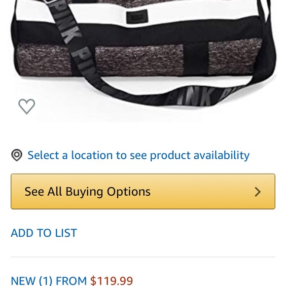Victoria Secret Pink Gym Duffle Bag - Picture 2 of 6